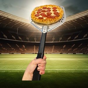 Check out the Prezito aluminum Pizza Peel Spatula 12”x14” 26 inch overall.